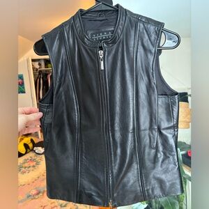 Siena Studio Black Leather Outerwear